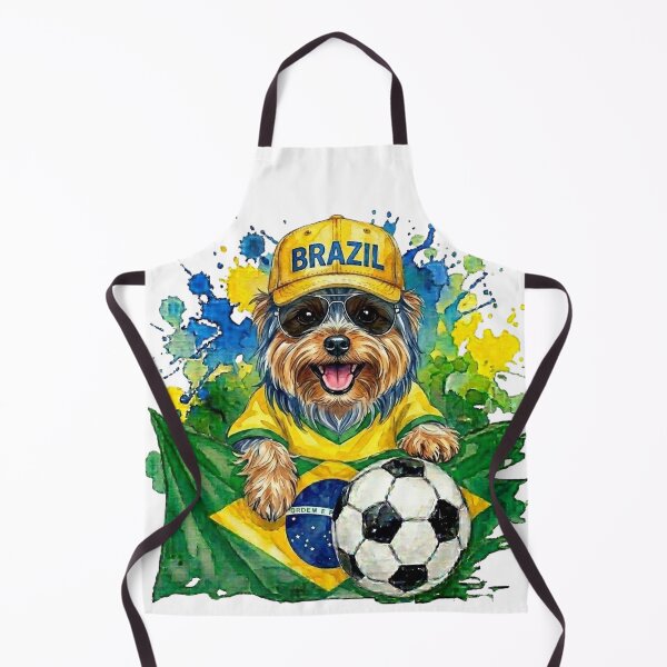 Item preview, Yorkshire terrier World Cup Brazil Suppawter designed and sold by The Suppawters.