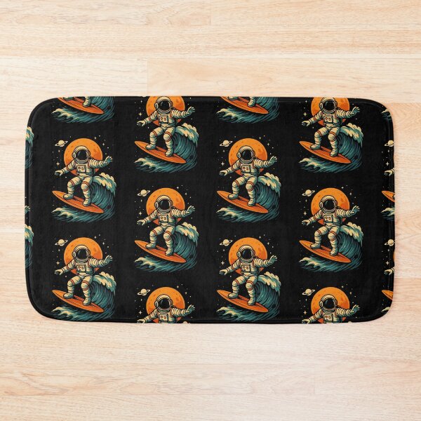 Item preview, Surf  Astronaut Planets Space Illustration designed and sold by Genius Geek.