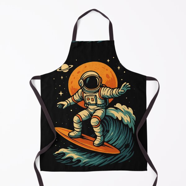 Item preview, Surf  Astronaut Planets Space Illustration designed and sold by Genius Geek.