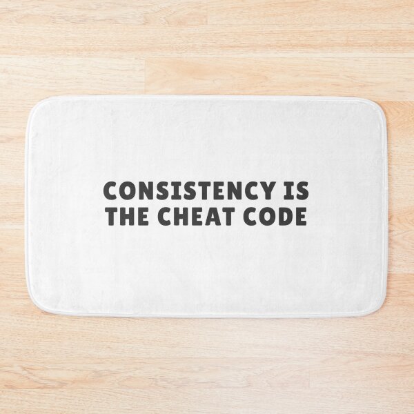 Item preview, Consistency Is The Cheat Code Motivational Quote Entrepreneur Success Mindset  designed and sold by HYPNK.