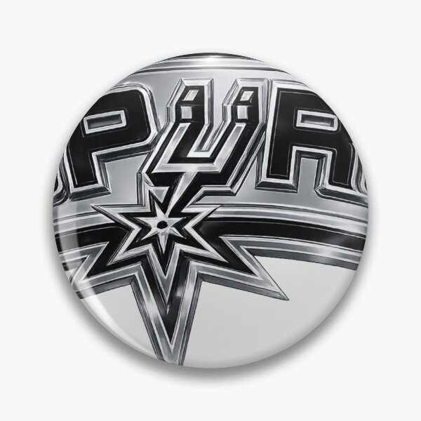 Artikelvorschau, San Antonio Spurs Chrome Logo entworfen und verkauft von JC's Cards & More.