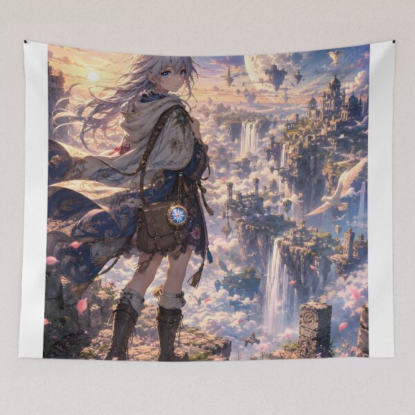 Item preview, Celestial Wayfarer Anime Fantasy Girl designed and sold by konkapo00.