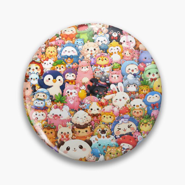 Item preview, Ultimate Kawaii Mascot Crowd Poster designed and sold by konkapo00.