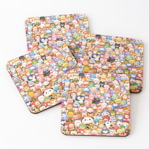 Item preview, Ultimate Kawaii Mascot Crowd Poster designed and sold by konkapo00.