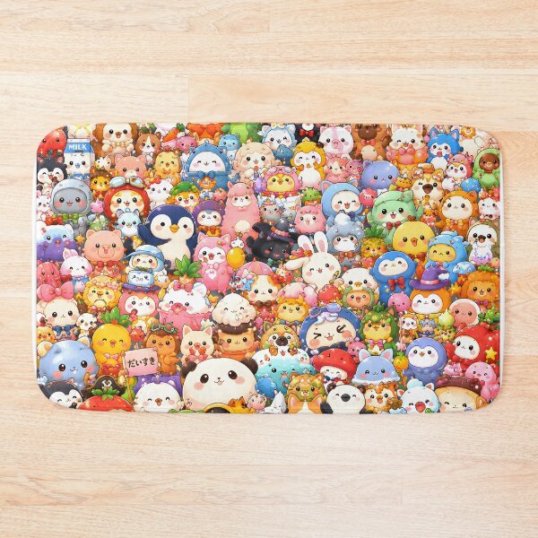 Item preview, Ultimate Kawaii Mascot Crowd Poster designed and sold by konkapo00.