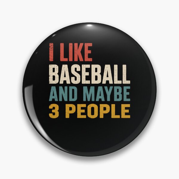 Item preview, I Like Baseball And Maybe 3 People – Retro Sunset Colors designed and sold by HumansStuck12.