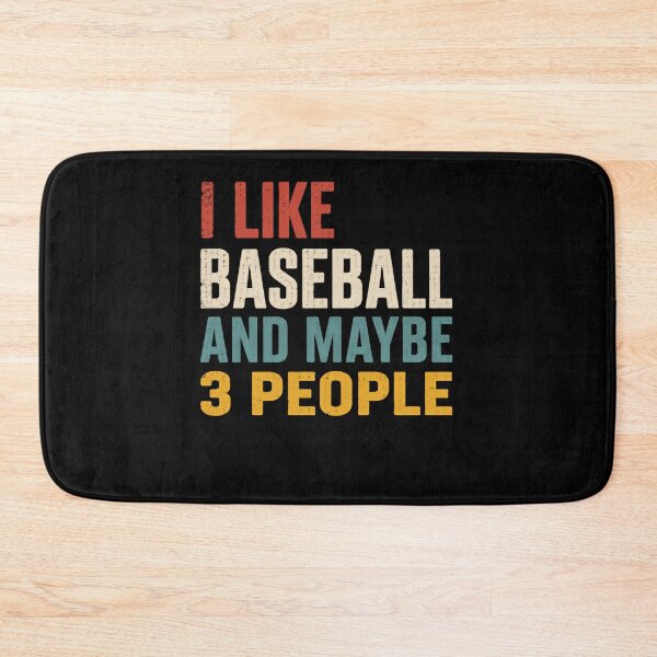 Item preview, I Like Baseball And Maybe 3 People – Retro Sunset Colors designed and sold by HumansStuck12.