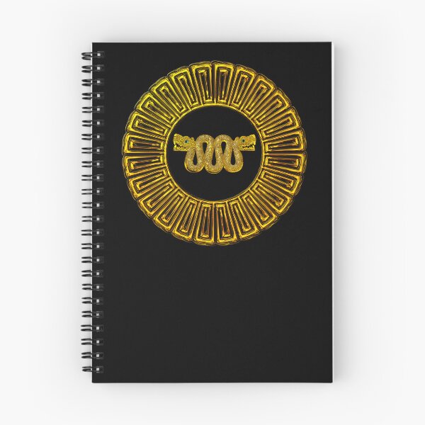 Item preview, Gold Maquizcoatl - Aztec Double-Headed serpent Sun designed and sold by Aztectees.