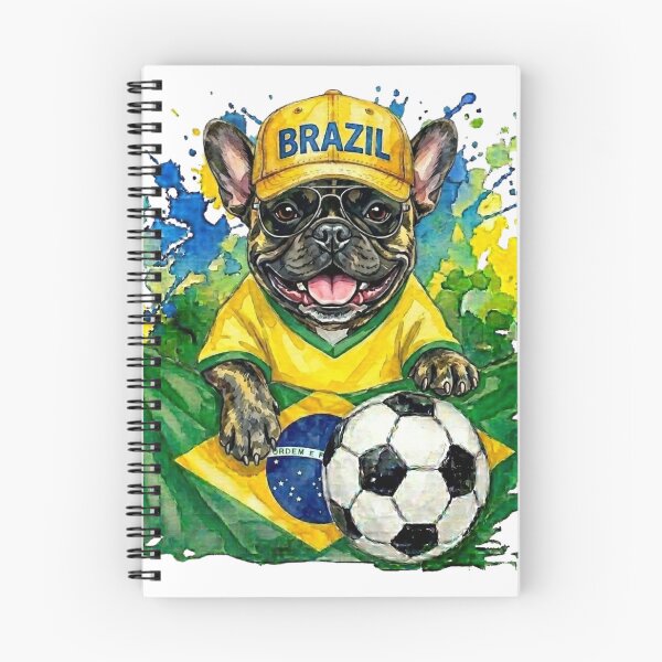 Item preview, Pug brindle World Cup Brazil Suppawter designed and sold by The Suppawters.