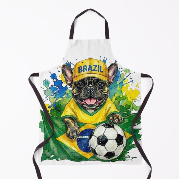 Item preview, Pug brindle World Cup Brazil Suppawter designed and sold by The Suppawters.