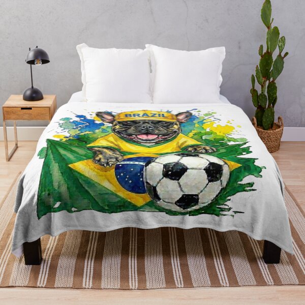Item preview, Pug brindle World Cup Brazil Suppawter designed and sold by The Suppawters.