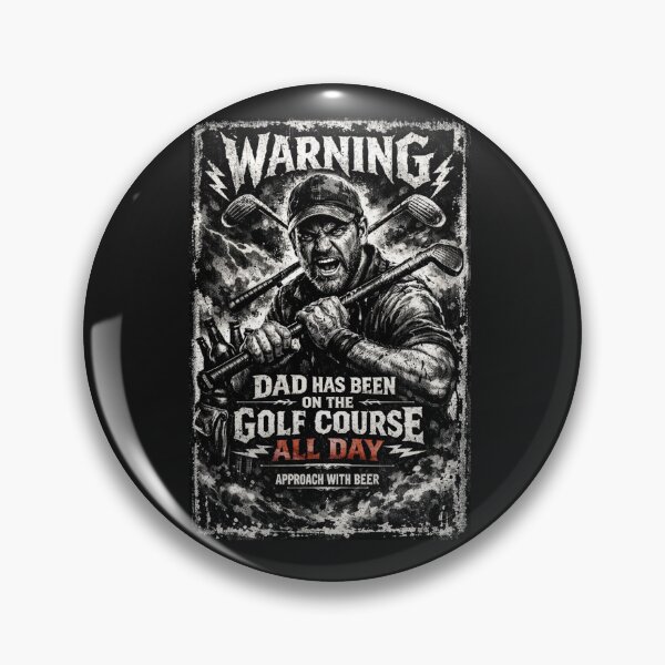 Item preview, Warning Dad Golf Course Approach With Beer designed and sold by Print Loft.