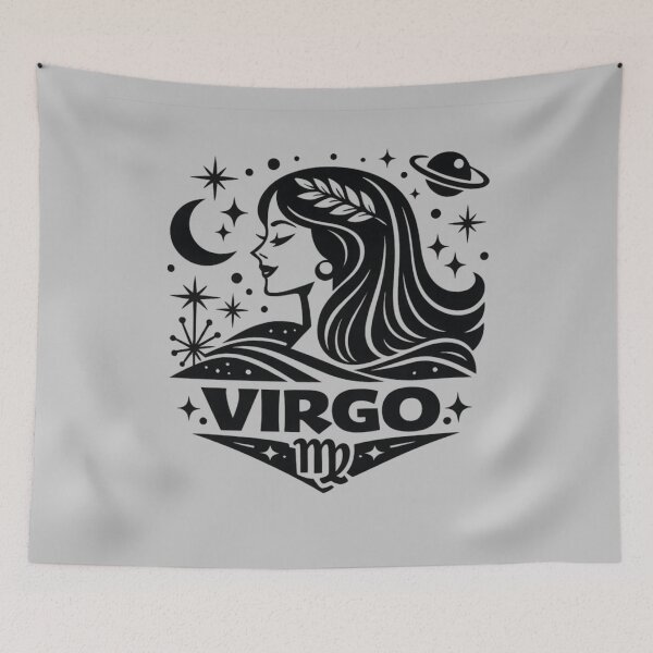 Item preview, Cosmic Virgo – Mid‑Century Zodiac Design designed and sold by FilBlue.