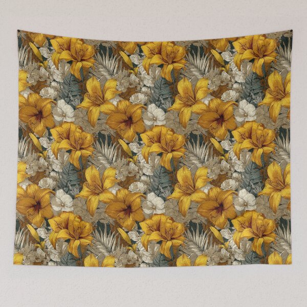 Item preview, Fragrant Amaryllis Texture  - Flower Garden Pattern   - Retirement Gifts for Wife designed and sold by RoyalStarsPatts.
