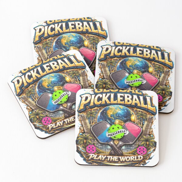 Item preview, Global Pickleball Play The World | Bold International Sport Graphic designed and sold by Jen.Lou.