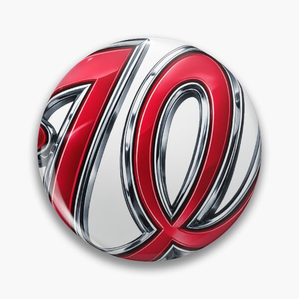 Item preview, Washington Nationals Chrome Logo designed and sold by JC's Cards & More.