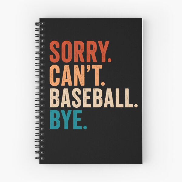 Item preview, Sorry Can't Baseball Bye – Retro Warm Colors designed and sold by HumansStuck12.