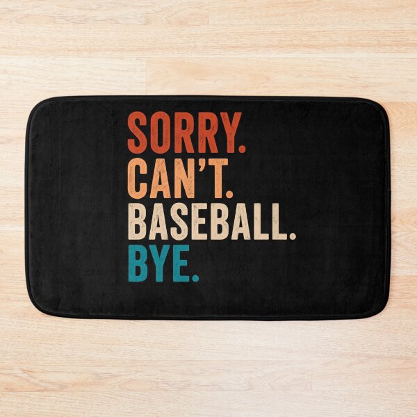 Item preview, Sorry Can't Baseball Bye – Retro Warm Colors designed and sold by HumansStuck12.