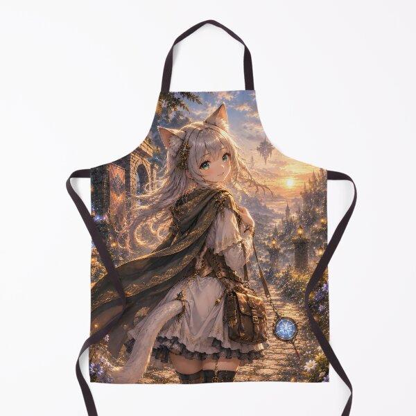 Item preview, Wayfarer Cat Girl of the Forgotten Kingdom designed and sold by konkapo00.