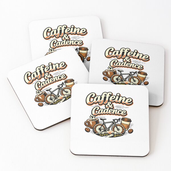 Item preview, Caffeine & Cadence Coffee Cycling designed and sold by DPBTees70.