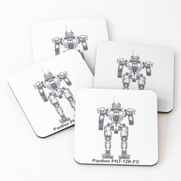 Item preview, Panther PNT-12K-FC (White) - Inner Sphere BattleMech designed and sold by DagleysDesigns.