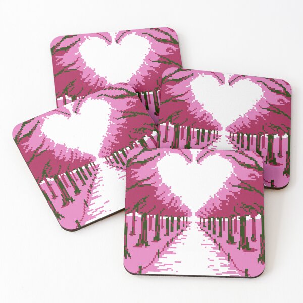 Item preview, Nostalgic Cherry Blossom Heart Path designed and sold by PentagramHead.