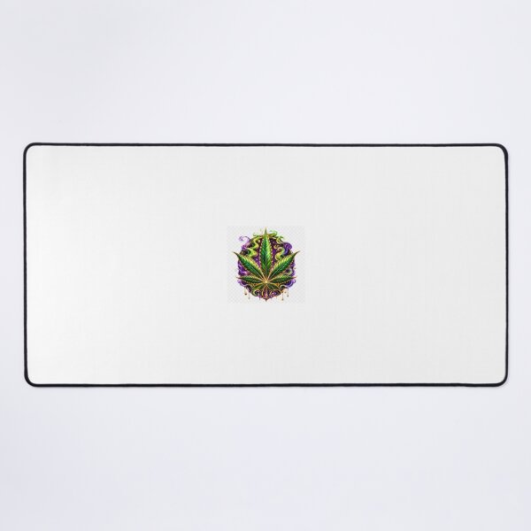 Item preview, Golden Cosmic Cannabis Leaf designed and sold by TrackHead.