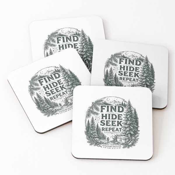 Item preview, Copy of Eat Sleep Geocache Repeat Geocaching Shirt designed and sold by Pixel-||Nest.
