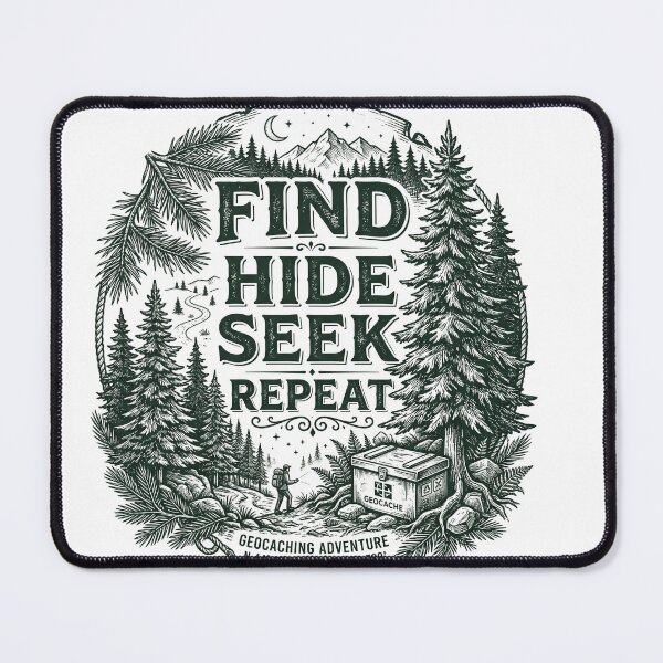 Item preview, Copy of Eat Sleep Geocache Repeat Geocaching Shirt designed and sold by Pixel-||Nest.