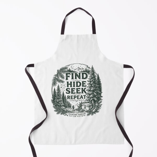 Item preview, Copy of Eat Sleep Geocache Repeat Geocaching Shirt designed and sold by Pixel-||Nest.