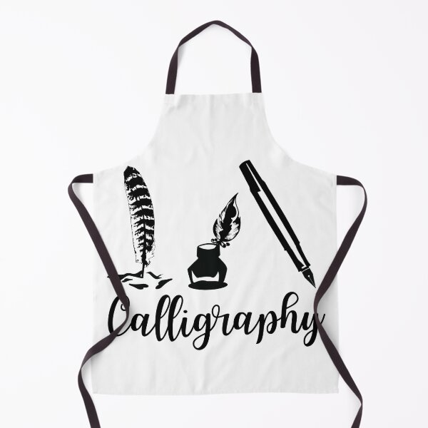 Item preview, Calligraphy Ink Pen Minimalist Design – Classic Writing Art Style designed and sold by ArcticFoxStudio.