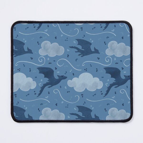 Item preview, Flying Dragon with Clouds & Stars designed and sold by wildridgestudio.