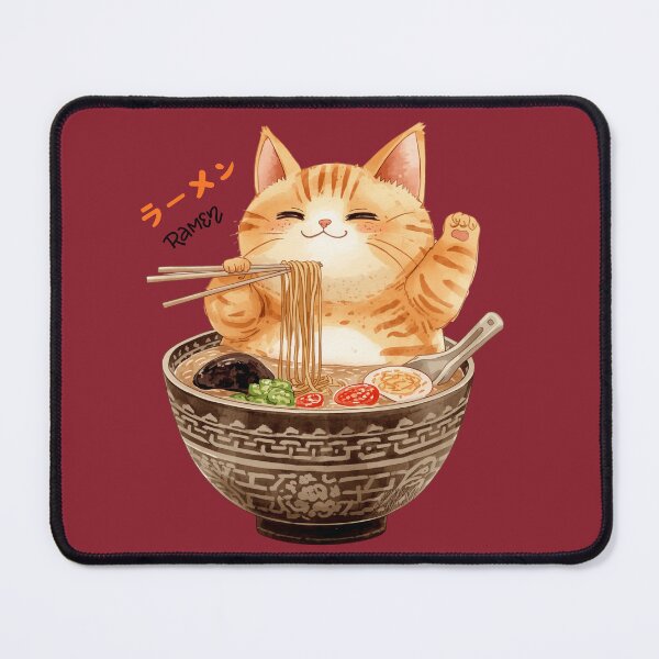 Item preview, Happy ramen Cat japanese Food Lover designed and sold by     NovaCraft.