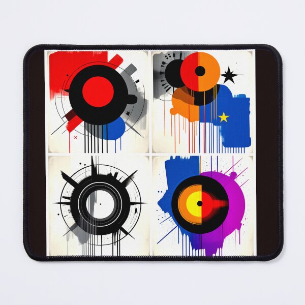 Item preview, concentric spin colorful geometric abstract design designed and sold by SmashingDeals.