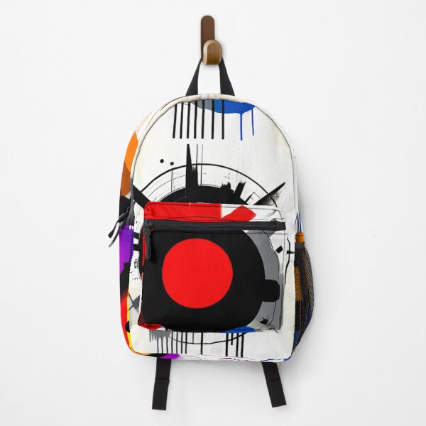 Item preview, concentric spin colorful geometric abstract design designed and sold by SmashingDeals.