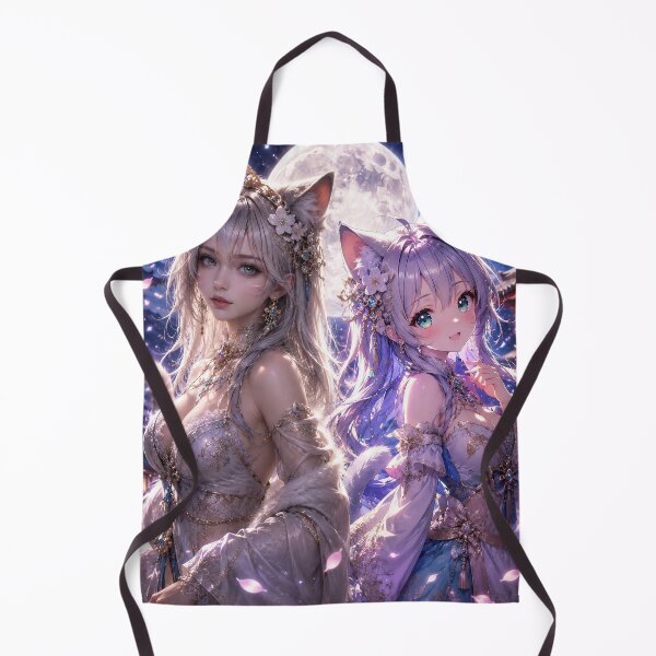 Item preview, Real vs Anime Cat Girl Moonlight Fantasy designed and sold by konkapo00.