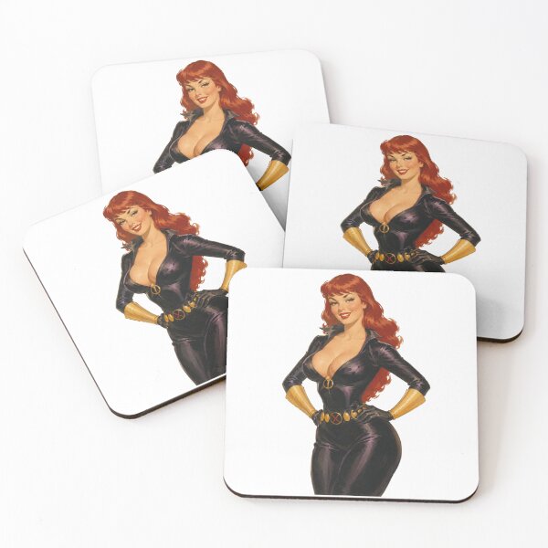 Item preview, Redhead Superhero Pinup – Retro Comic Inspired Vintage Art designed and sold by Cosplayvintage.