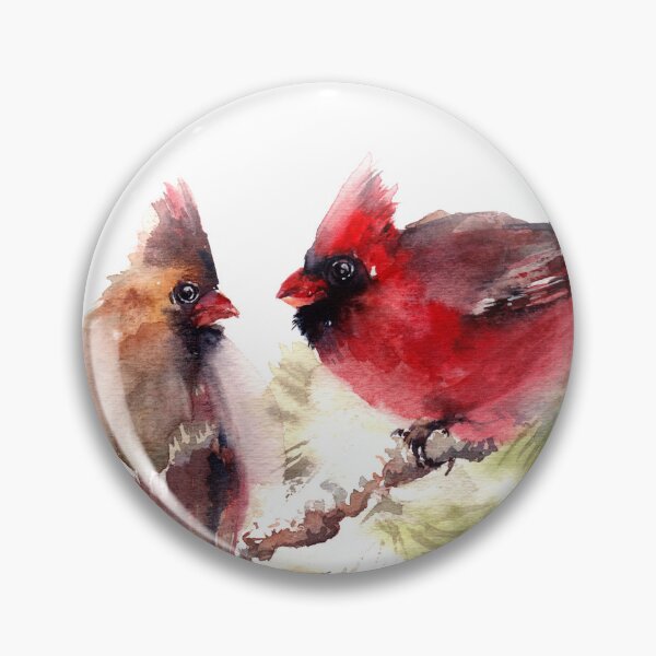 Item preview, Vibrant Cardinals on a Pine Branch designed and sold by CanotStop.