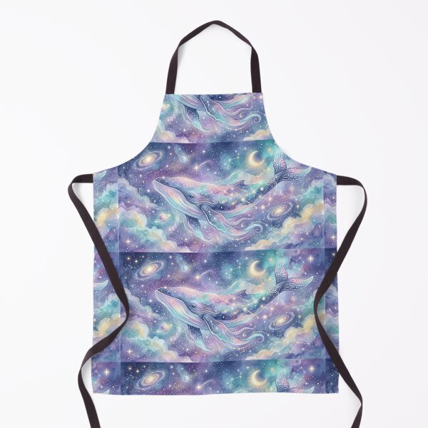 Item preview, Dreamy Cosmic Whale - Whimsical Watercolor Space Art designed and sold by MemoMetaverse.