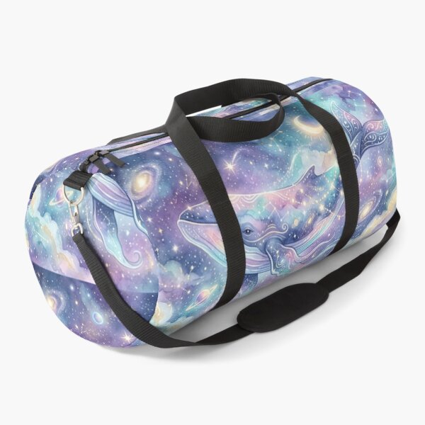 Item preview, Dreamy Cosmic Whale - Whimsical Watercolor Space Art designed and sold by MemoMetaverse.