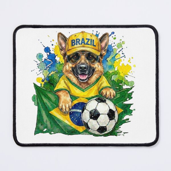 Item preview, German Shepherd World Cup Brazil Suppawter designed and sold by The Suppawters.