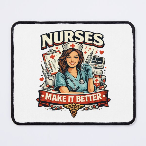 Item preview, Nurses Make It Better Retro Comic Nurse designed and sold by Mr Lee.