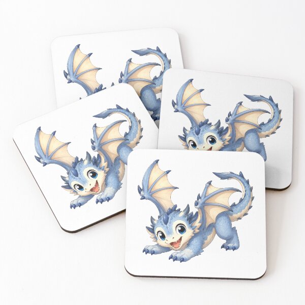 Item preview, Cute Summer Blue Baby Dragon designed and sold by Hatchling Hollow.