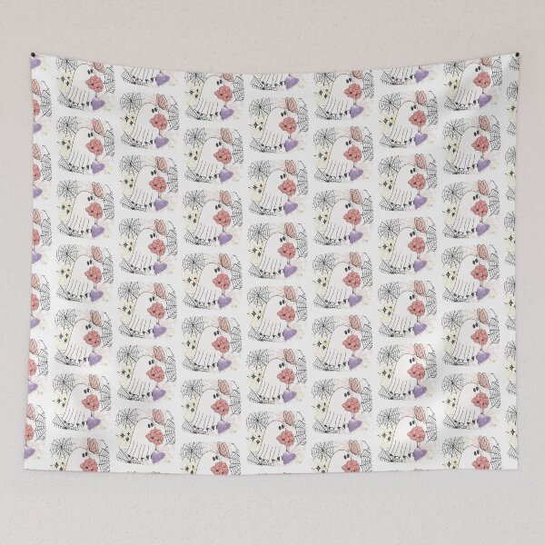 Item preview, Summerween ghost with Flowers and Butterfly designed and sold by WildWoodlandWitch.