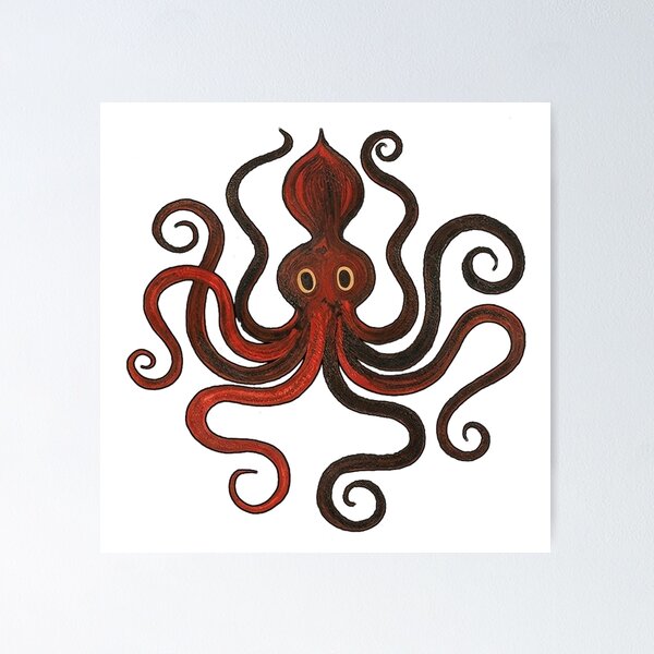 Item preview, Geometric Minoan Octopus: The Benthic Circuitry designed and sold by FreiherrPK.