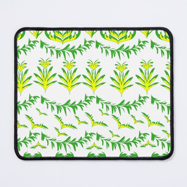 Item preview, Seamless Green Botanical Pattern with Decorative Leaves and Floral Elements designed and sold by Ei-Ei.