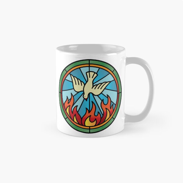 Item preview, Holy Spirit stained glass church window designed and sold by Shaun Joseph.