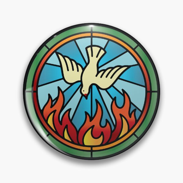 Item preview, Holy Spirit stained glass church window designed and sold by Shaun Joseph.