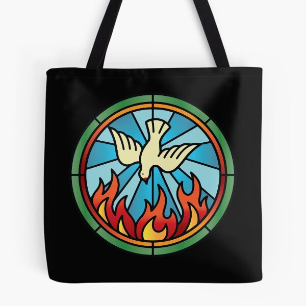 Item preview, Holy Spirit stained glass church window designed and sold by Shaun Joseph.