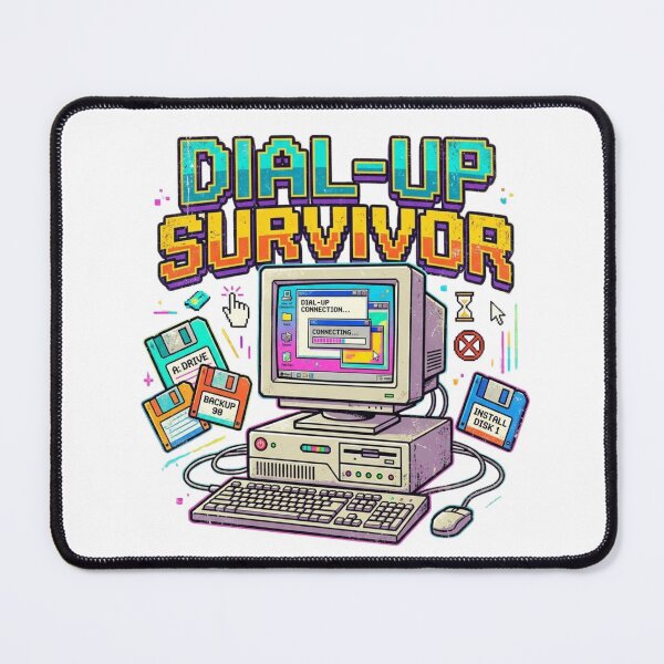 Item preview, Dial Up Survivor designed and sold by RisingWolfStudio.